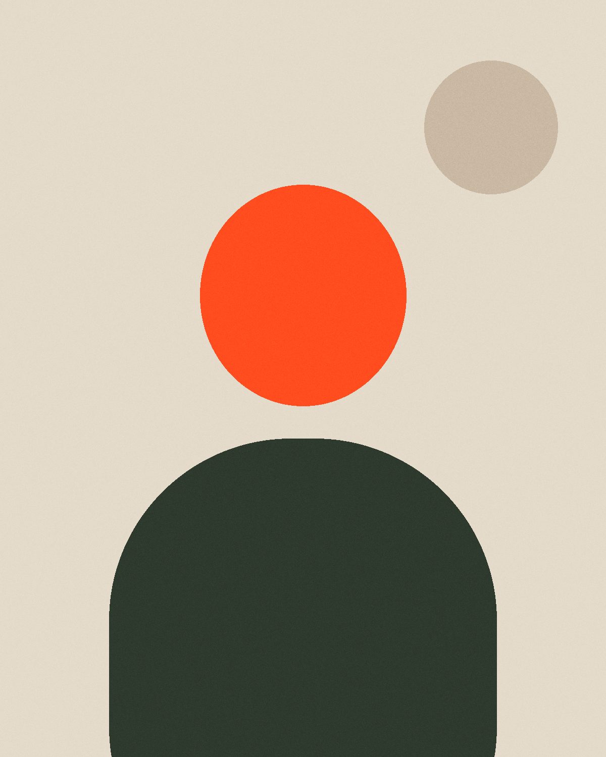 Abstract illustrated portrait of the designer