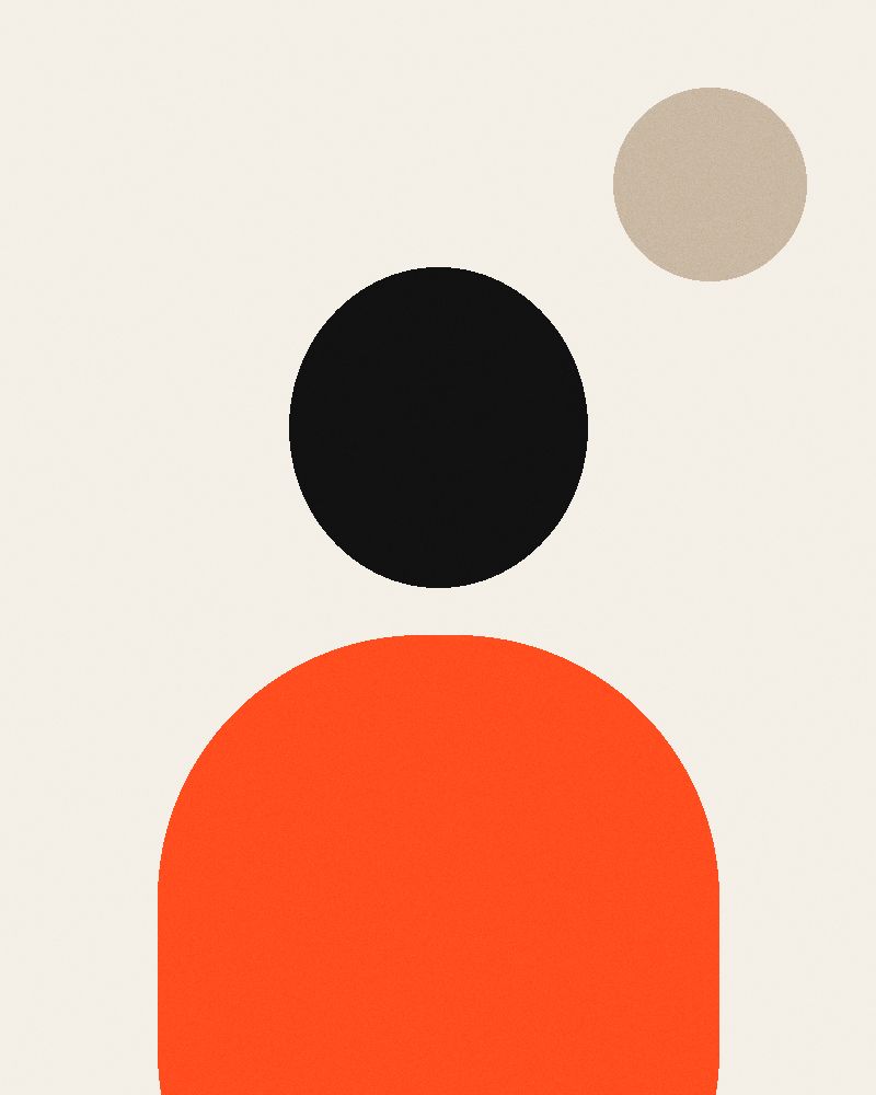 Abstract portrait illustration for Inês Halden