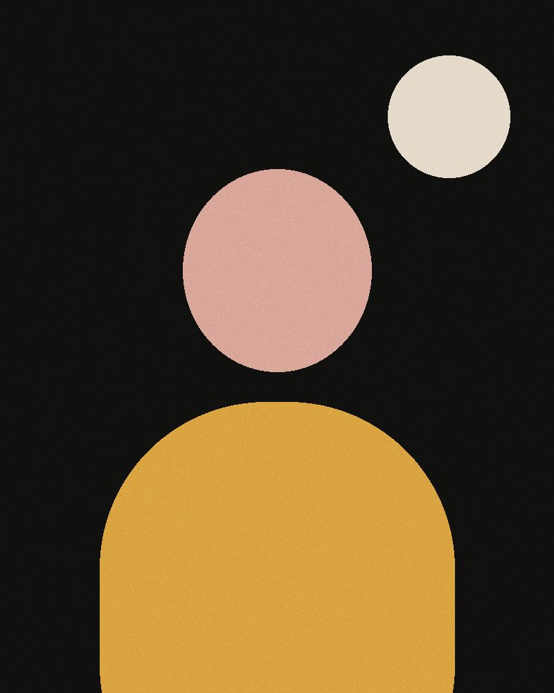 Abstract portrait illustration for Tomás Reis