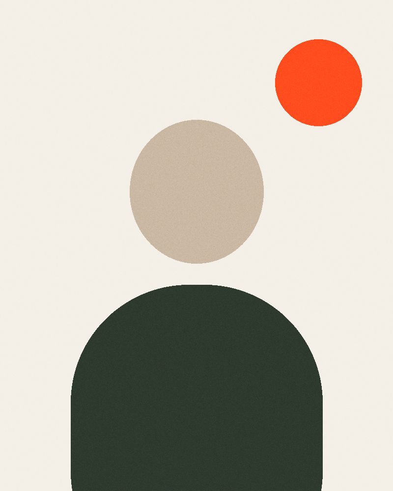 Abstract portrait illustration for Mara Okafor