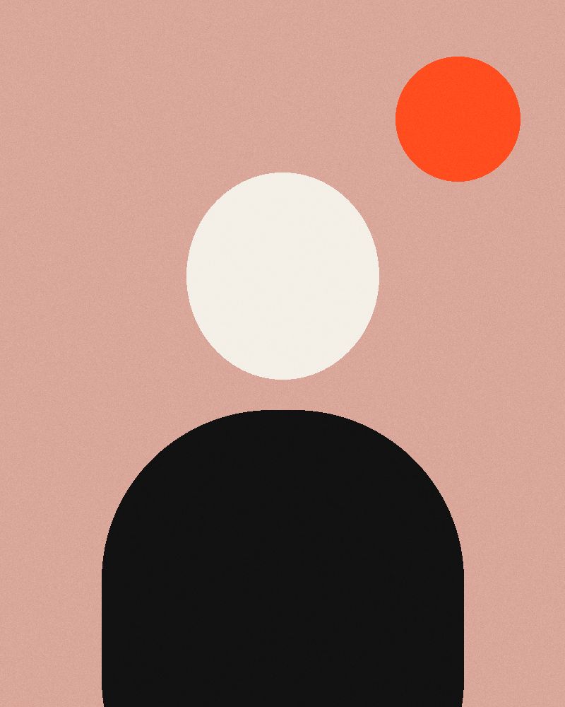 Abstract portrait illustration for Sofia Lind