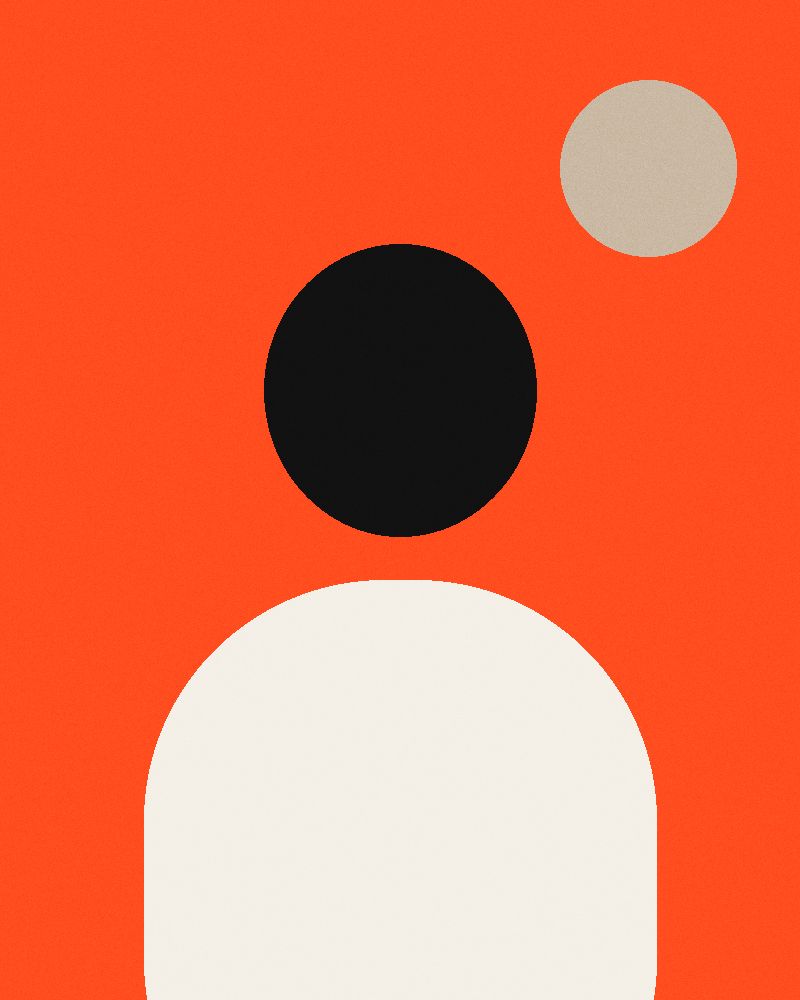Abstract portrait illustration for Rui Matos